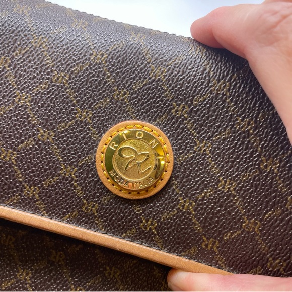 Rioni made in Italy top flap purse logo - Picture 6 of 9